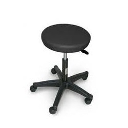 Tabouret d'examen noir