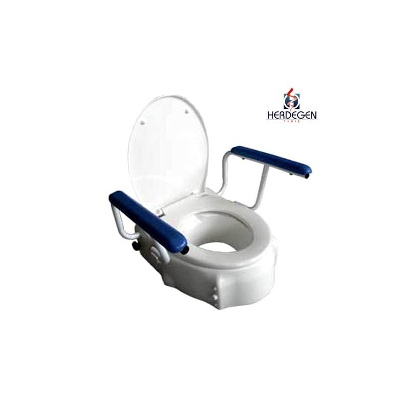 Rehausseur WC - Hauteur 10 cm - Avec abattant - Ataptable aux toilettes -  Cdiscount Bricolage