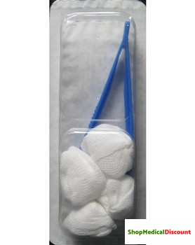 Pince à Pansement 5,5 Pouces - Pince à Tissu Pointe Dentelée 1,8 Cm, Acier Inoxydable, Pour Usage Médical Ou Dentaire