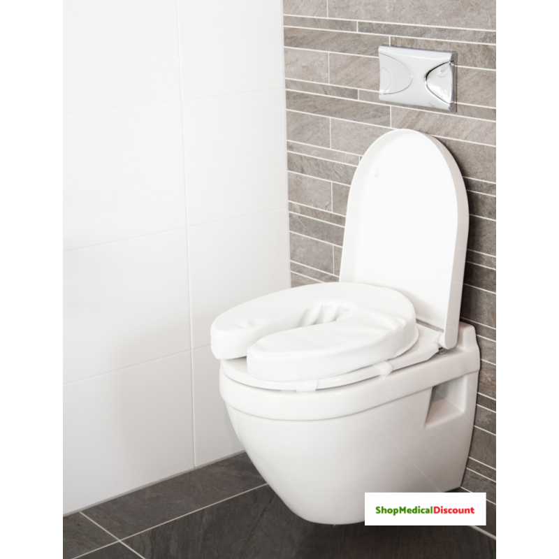 Rehausseur wc rembourré 5 ou 10 cm